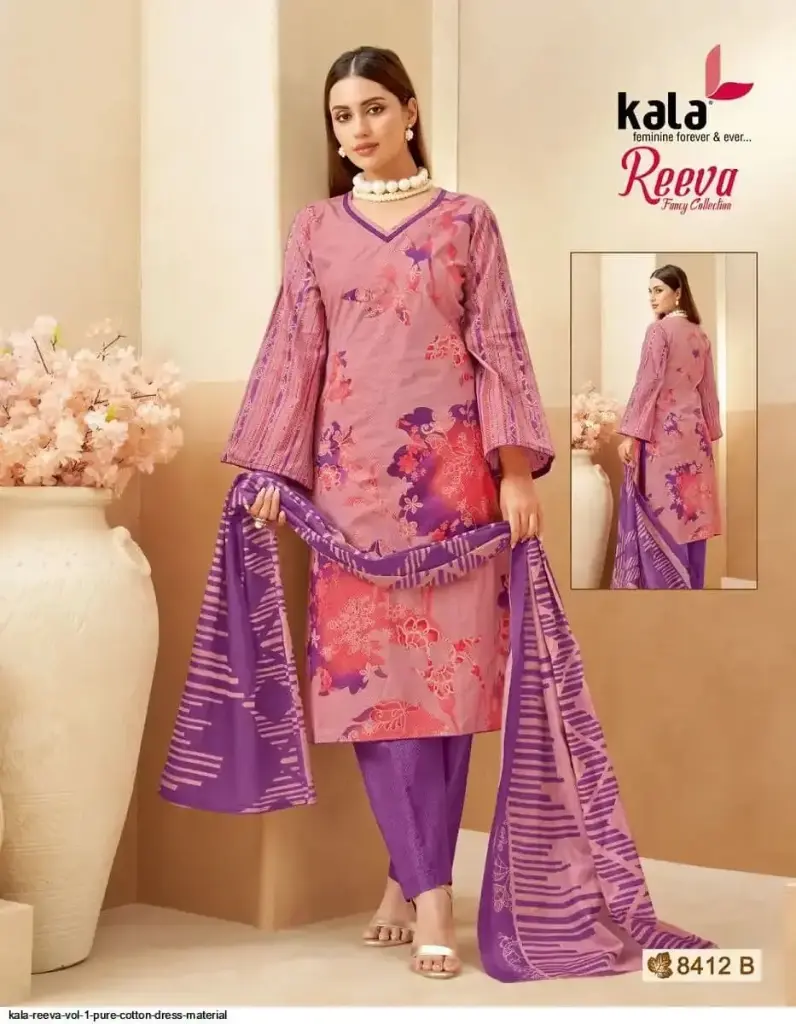 Kala Reeva Vol 1 Cotton Printed Dress Material Collection